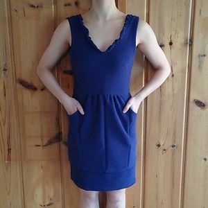New Anthropology purple tank dress